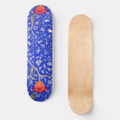 William Morris's berühmtes Medway-Muster Skateboard (Vorderseite)