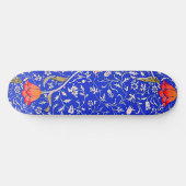 William Morris's berühmtes Medway-Muster Skateboard (Horizontal)