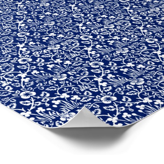 William Morris's berühmtes Muster-Augenbrauen Poster (Ecke)