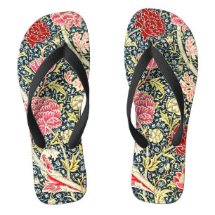 William Morris's berühmtes Muster Cray Badesandalen