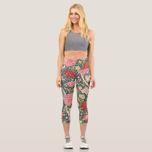 William Morris's berühmtes Muster Cray Capri Leggings