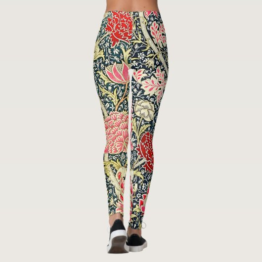 William Morris's berühmtes Muster Cray Leggings (Rückseite)