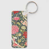 William Morris's berühmtes Muster Cray Schlüsselanhänger (Rückseite)
