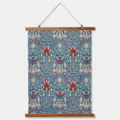 William Morris's berühmtes Snakeshead-Muster Wandteppich Mit Holzrahmen (Vorderseite)