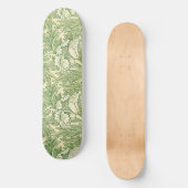 William Morris's berühmtes Tulip-Muster Skateboard (Vorderseite)