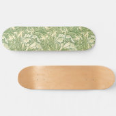William Morris's berühmtes Tulip-Muster Skateboard (Horizontal)