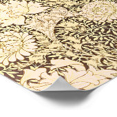 William Morris's Chrysanthemum-Muster Poster (Ecke)