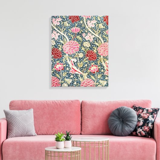 William Morris's Cray Leinwanddruck (Insitu (Wohnzimmer))