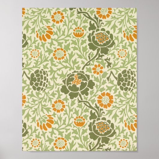William Morris's Daisy-Muster Poster (Vorne)