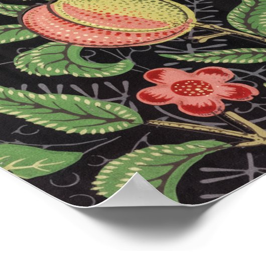 William Morris's Fruit pattern (1862) Poster (Ecke)