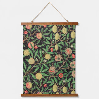 William Morris's Fruit pattern (1862) Wandteppich Mit Holzrahmen