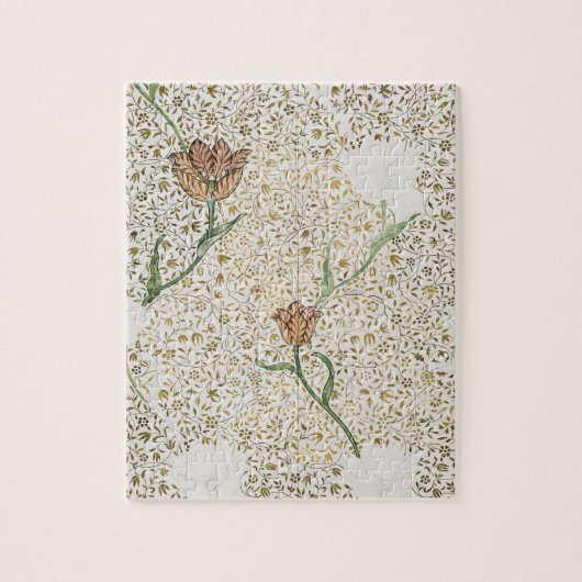 William Morris's Garden Tulip (1885) Puzzle (Vertikal)