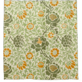 William Morris's Grafton (1883): berühmtes Muster Duschvorhang (Vorderseite)