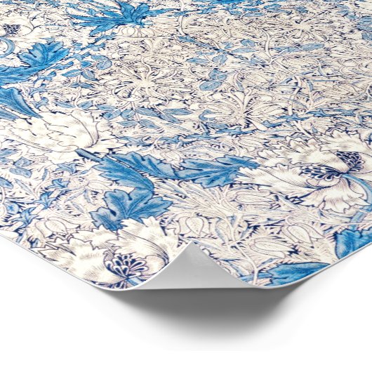 William Morris's Honeysuckle-berühmtes Muster Poster (Ecke)