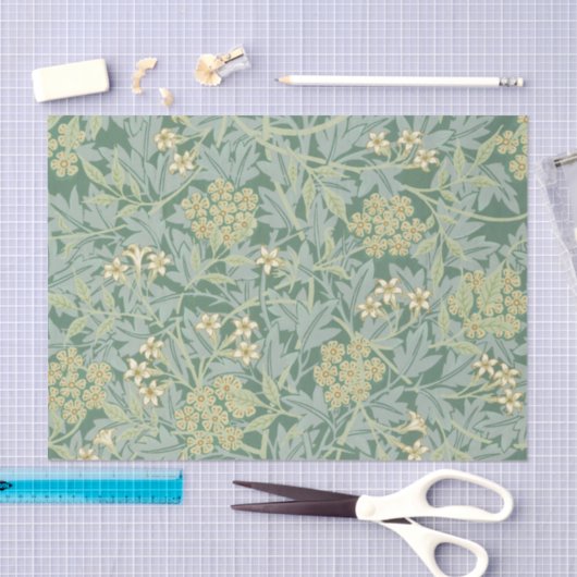 William Morris's Jasmine Pattern Design Seidenpapier (Handwerk)