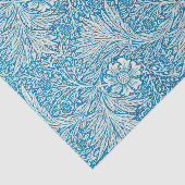 William Morris's Marigold Blue White Pattern Seidenpapier (Ausschnitt)