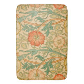 William Morris's Pink und Rose Badematte (Vorderseite Vertikal)