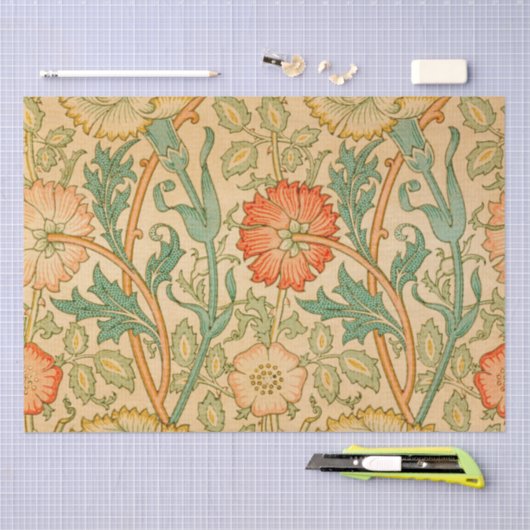 William Morris's Pink und Rose Seidenpapier (Handwerk)