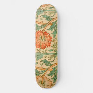 William Morris's Pink und Rose Skateboard