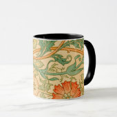 William Morris's Pink und Rose Tasse (VorderseiteRechts)