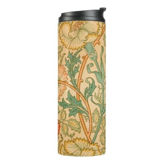 William Morris's Pink und Rose Thermosbecher (Nach links gedreht)