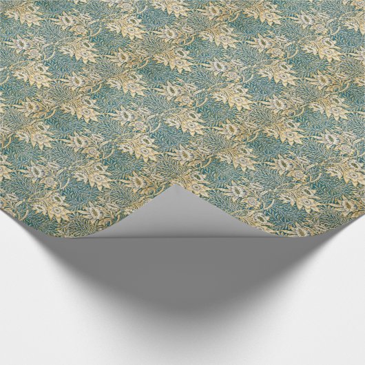 William Morristulpe und -weide Geschenkpapier (Ecke)