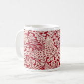 William Morrisvogel und -anemone Kaffeetasse (Vorderseite Links)
