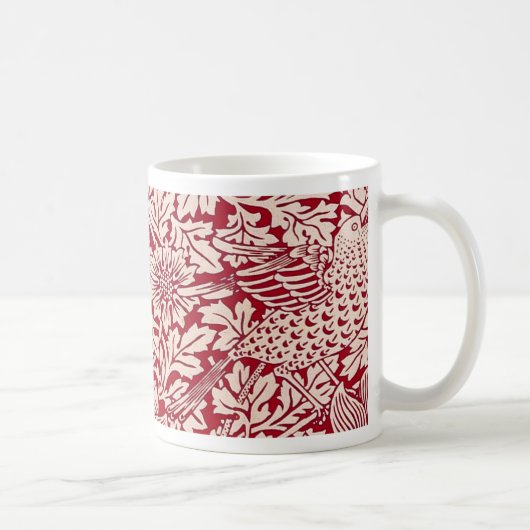 William Morrisvogel und -anemone Kaffeetasse (Rechts)