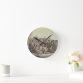 William Penn, der über den Vertrag führt zu Runde Wanduhr (Zuhause)