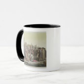 William Penn, der über den Vertrag führt zu Tasse (Vorderseite Links)