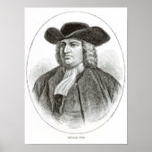 William Penn, graviert von Josiah Wood Whymper Poster (Vorne)