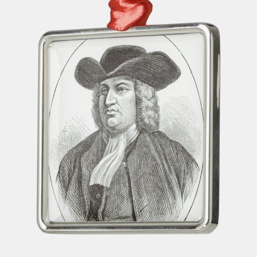 William Penn gravierte durch Josiah Holz Whymper Ornament Aus Metall (Links)