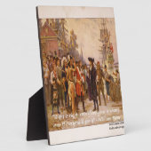 William Penn & Right ist das richtige Zitat Fotoplatte (Seite)