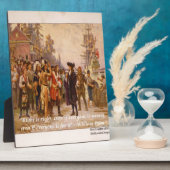 William Penn & Right ist das richtige Zitat Fotoplatte (Seite)