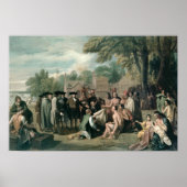 William Penn's Agreement mit den Amerikanischen Ur Poster (Vorne)