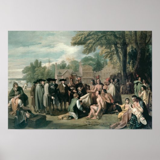 William Penn's Agreement mit den Amerikanischen Ur Poster (Vorne)