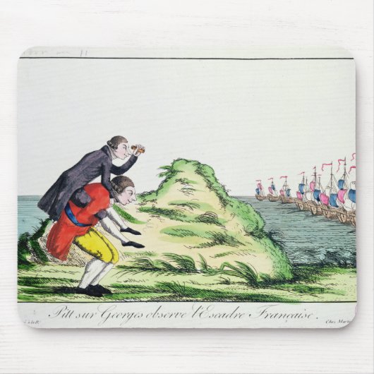 William Pitt, das französische Geschwader Mousepad (Vorne)