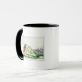 William Pitt, das französische Geschwader Tasse (Vorderseite Links)