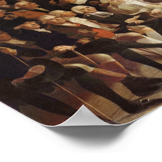 William Pitt vor dem Haus Poster (Ecke)