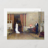 William Quiller Orchardson: Die erste Wolke Postkarte (Vorne/Hinten)