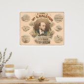 William Ralston, Präsident der Bank of CA. (1384A) Poster (Küche)