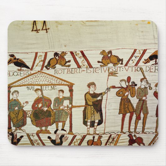 William, Robert de Mortain und Bischof Odo Mousepad (Vorne)