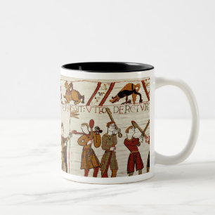 William, Robert de Mortain und Bischof Odo Zweifarbige Tasse