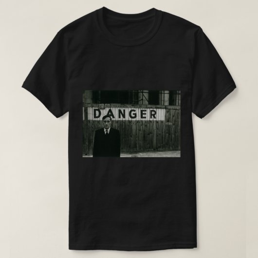 William S. Burroughs Fotografic Print T-Shirt (Design vorne)