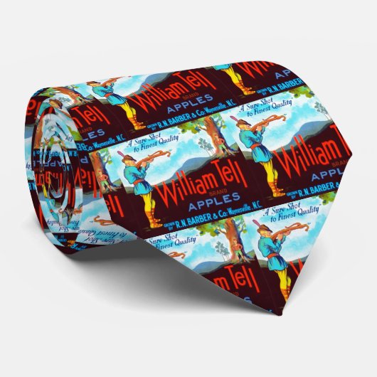 William sagen Äpfeln Krawatte (Gerollt)