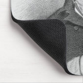 William-Scharfes, graviert von J. Thomson Mousepad (Ecke)