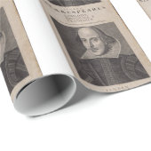William Shakespeare, 1623 Geschenkpapier (Rolleneckpunkt)