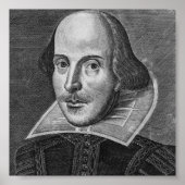 William Shakespeare 1623 Poster (Vorne)