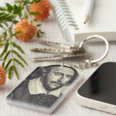 William Shakespeare Acrylic Schlüsselanhänger (Vorderseite rechts)