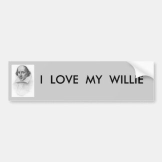 WILLIAM SHAKESPEARE AUTOAUFKLEBER